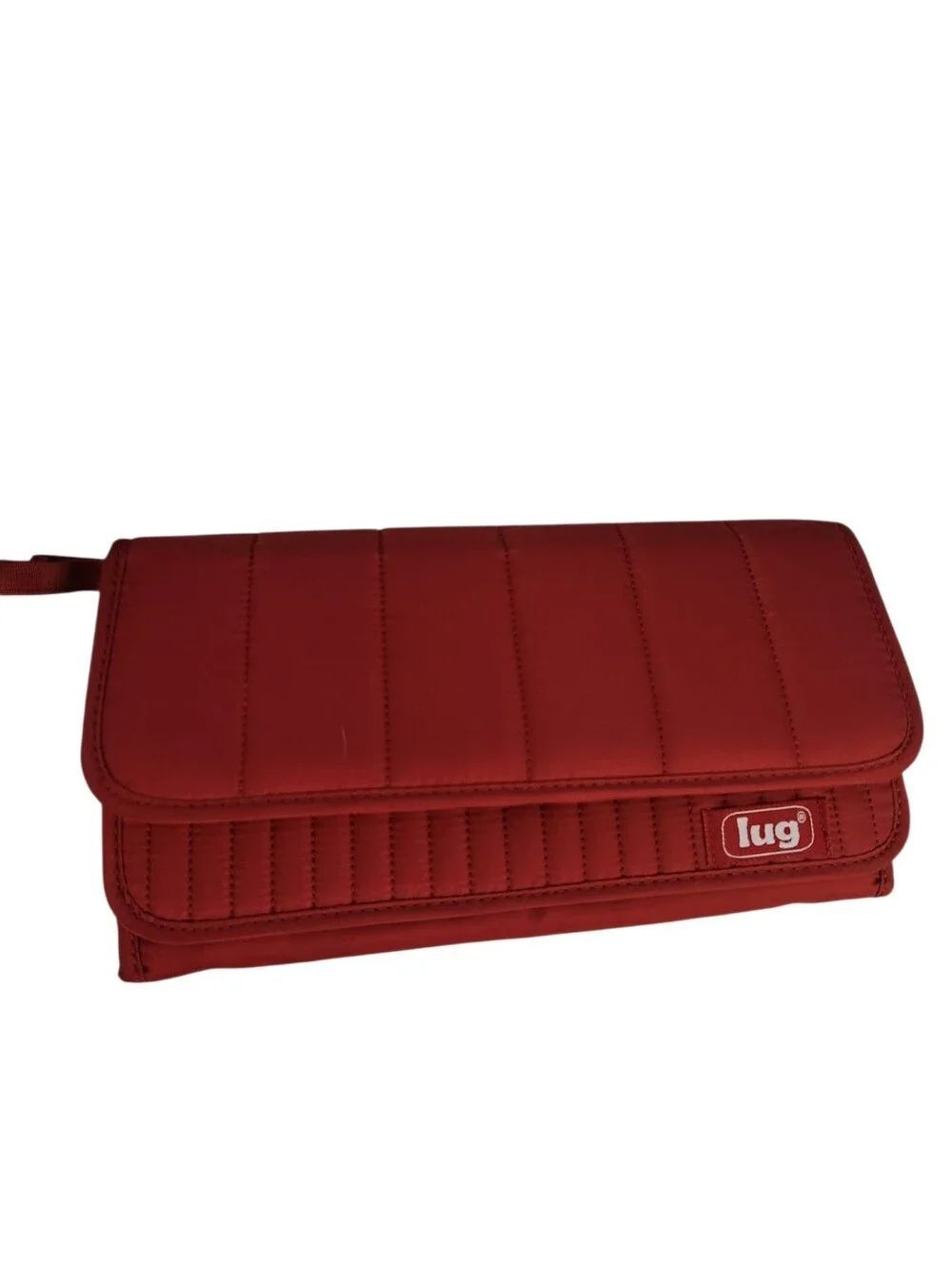 Lug Trolley Puffer Wallet Red Luglife NWOT Wristlet Quilted Logo